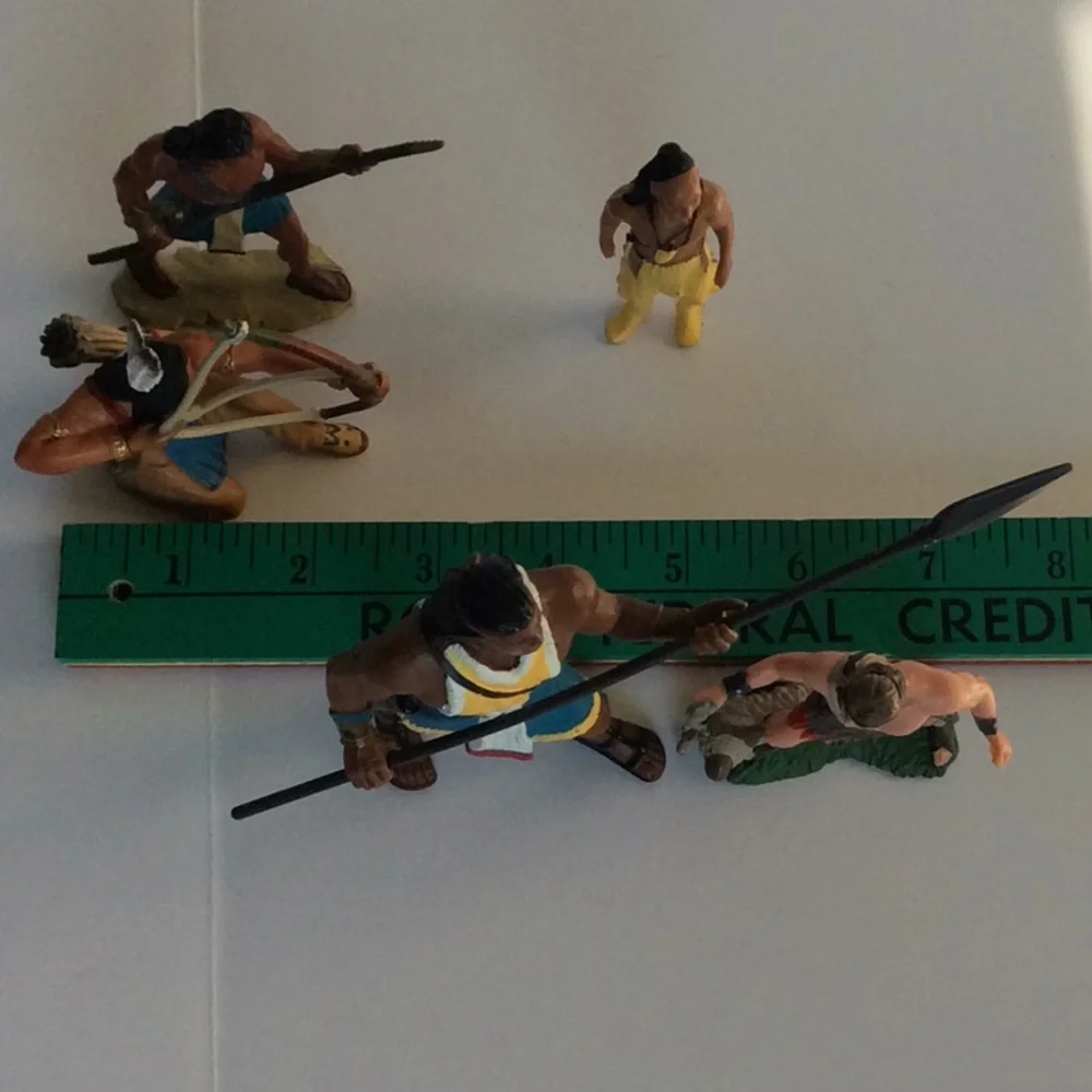 LDD Ammon native stripling warrior figures Vintage